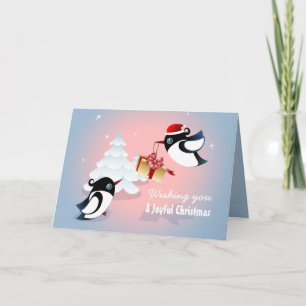 Regalo de Navidad lindo de los pájaros