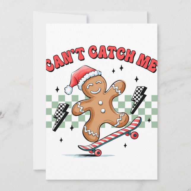 Regalo de Navidad No Puede Atraparme (Anverso)