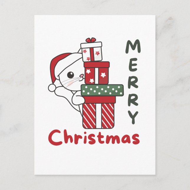 Regalo de Navidad para Gatos Animales de Invierno  (Anverso)