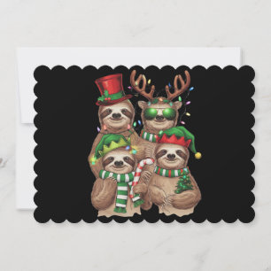 Regalo de Navidad Perezoso Feliz Slothmas Amante d