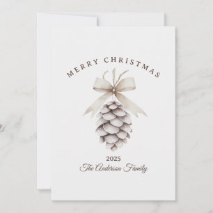 Regalo de Navidad personalizado de piña crema blan