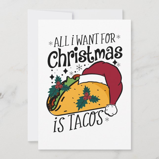 Regalo de Navidad Todo lo que Quiero para Navidad  (Anverso)