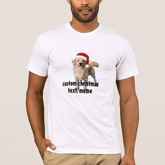 Regalo de Navidades de camisetas de perro personal (Anverso)