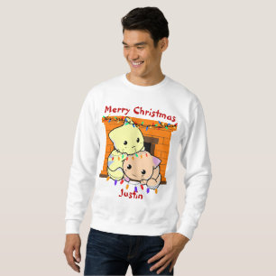 Regalo de navidades de gatos, sudaderas personaliz