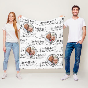 Regalo de Navidades de la manta de la foto de un d