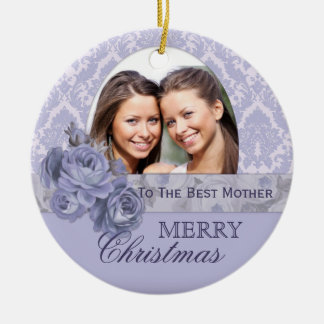 Regalo de Navidades de ornamentos fotográficos per