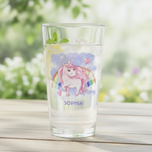 Regalo de nombre de unicornio de arcoíris personal