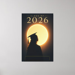 Regalo de Nombre Personalizado Clase de 2026 Arte