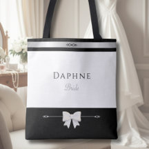 Regalo de Novia Minimalista | Bolsa de Tipografía 