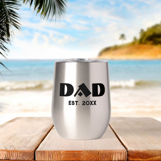 Regalo de nuevo papá Papá establecido (Playa (girada))