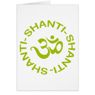 Regalo de OM Shanti Shanti Shanti