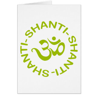 Regalo de OM Shanti Shanti Shanti