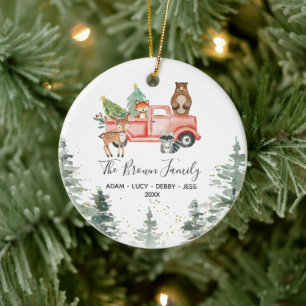 Regalo de ornamento de la casa de Navidades de Woo