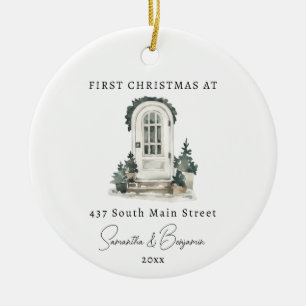 Regalo de Ornamento de Navidad en Casa Nueva Puert