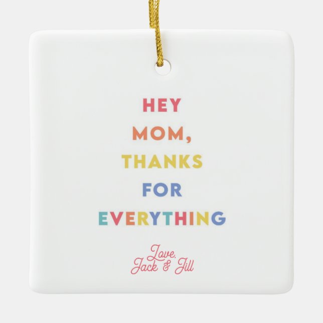 Regalo de ornamento fotográfico personalizado para (Anverso)