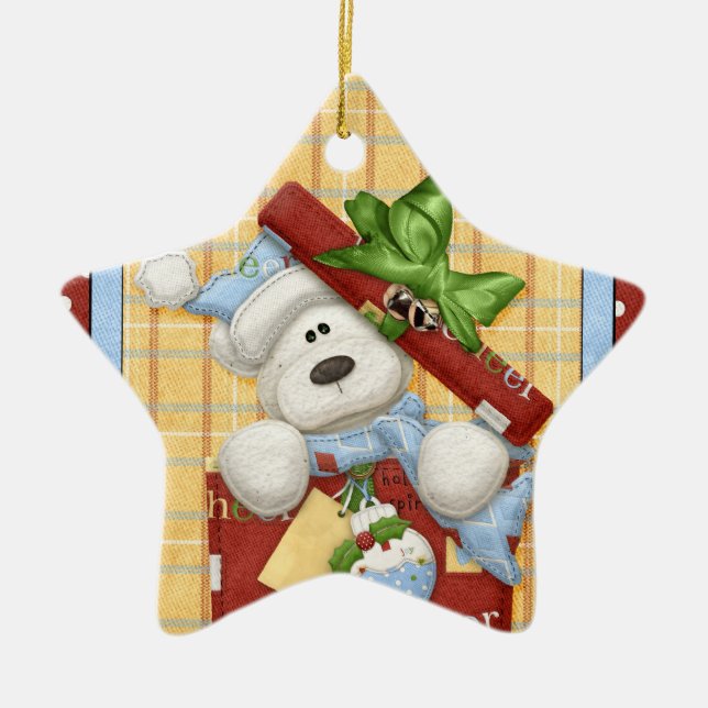Regalo de oso polar Ornamento de Keepsake (Frente)