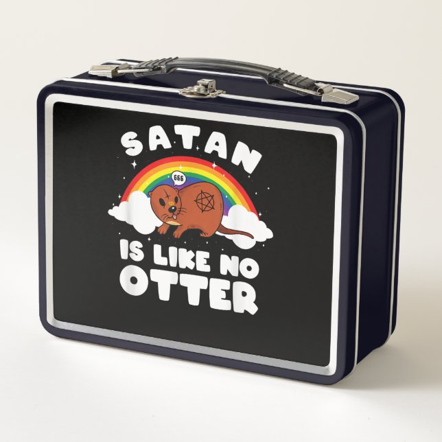 Regalo de Otter| Satanic Rainbow Satan es como si  (Anverso)