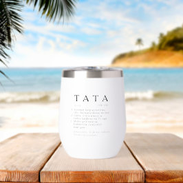 Regalo de papá polaco - Tumbler de definición TATA