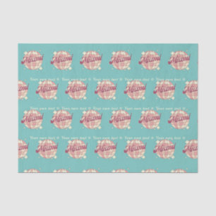 Regalo de papel de tejidos envolviendo la ciudad d