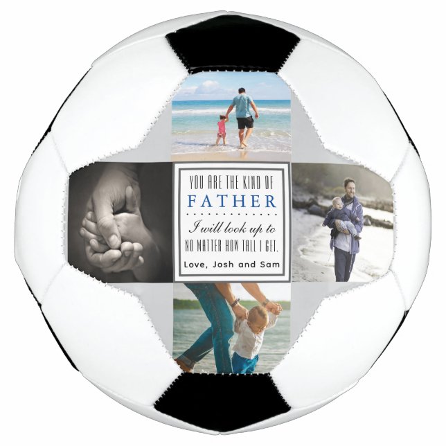 Regalo de pelota de fútbol para el Día del Padre/  (Anverso)