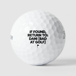 Regalo de Pelota de Golf Divertido para Dani | Si 
