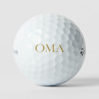 Regalo de pelota de golf Oma para abuela | Pelota