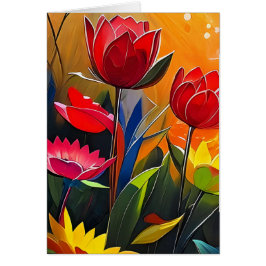 Regalo de pensamiento con flores