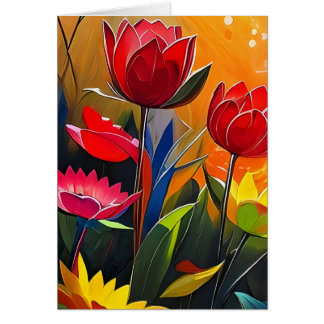 Regalo de pensamiento con flores