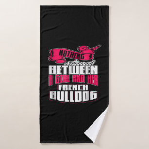 Regalo de perro Entre Un Chica Y Su Bulldog Fran