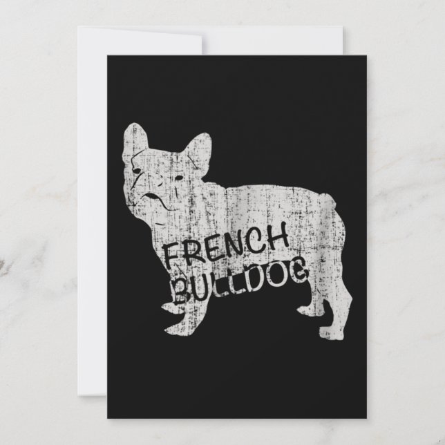 Regalo de perro | Feroz Bulldog francés (Anverso)