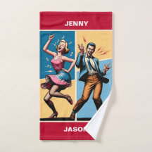 Regalo de Personalizable Rock N' Roll de los 60 pa