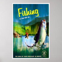 Regalo de pescador de arte de pesca Impresión de c