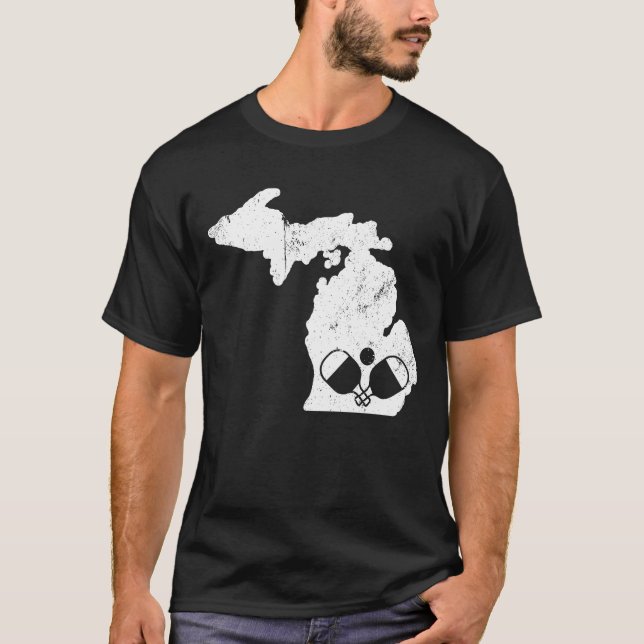 Regalo de Pickleball de la camisa de Michigan (Anverso)