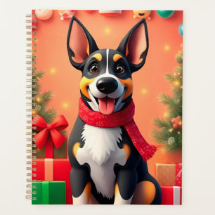 Regalo de Planificador de Perro de Navidad Lindo p