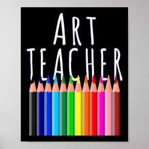 Regalo de profesor de arte creativo para el regres