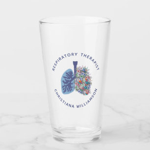 Regalo de pulmones florales de terapeuta respirato