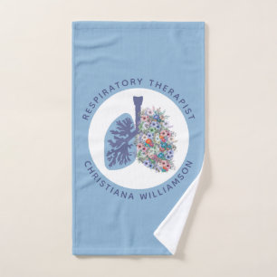 Regalo de pulmones florales de terapeuta respirato