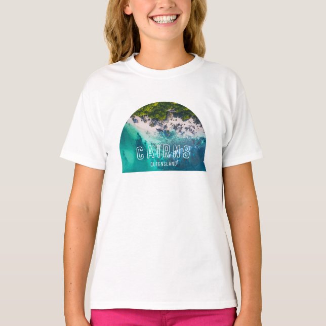 Regalo de recuerdo de camisetas de Cairns, Queensl (Anverso)