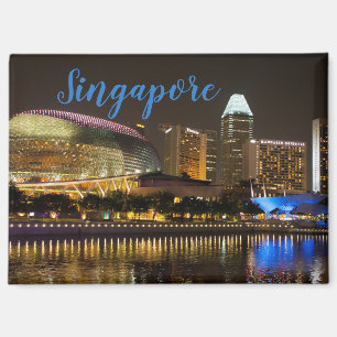 Regalo de recuerdo de imán de Singapur