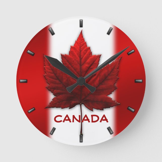 Regalo de Reloj de bandera de Canadá de recuerdo p (Anverso)