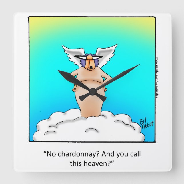 Regalo de reloj de pared "Spectickles" de humor de (Anverso)