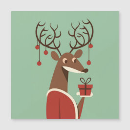 Regalo de renos minimalistas Navidades regalo de v