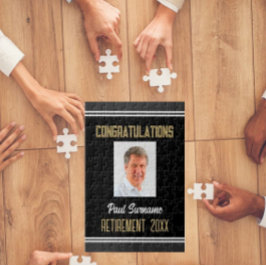 ¡Regalo de retiro! Rompecabezas de retiro de fotos