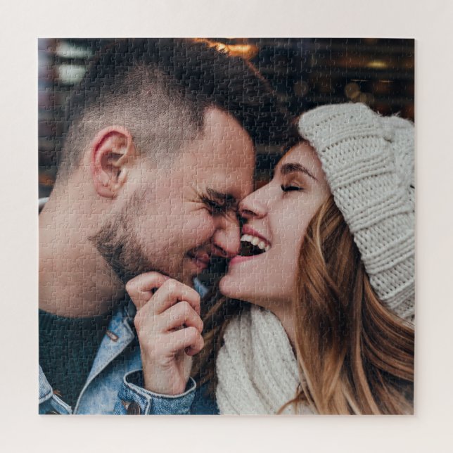 Regalo de rompecabezas de fotos personalizadas par (Vertical)