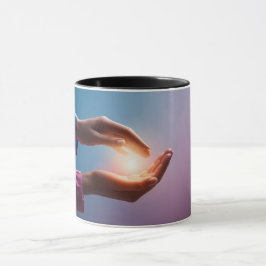 Regalo de sanación: Taza "Manos de sanación"