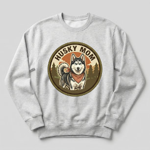 Regalo de sudadera con capucha para mamá de Husky 