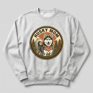Regalo de sudadera con capucha para mamá de Husky 