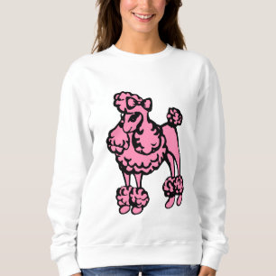 Regalo de sudadera de caniche francés rosa