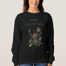 Regalo de sudadera del día del maestro feliz
