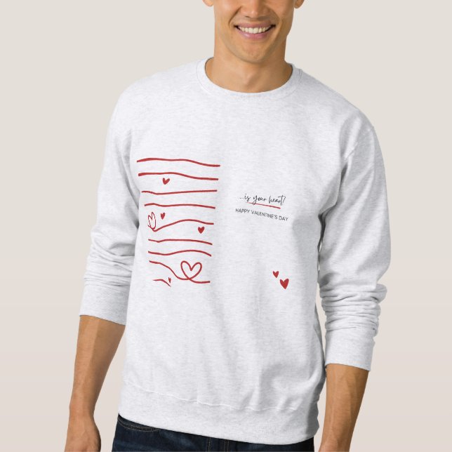 Regalo de sudadera para el día de San Valentín (Anverso)